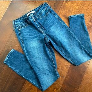 Athleta Dark Wash Blue Denim Skinny Jeans Sculptek Size 2